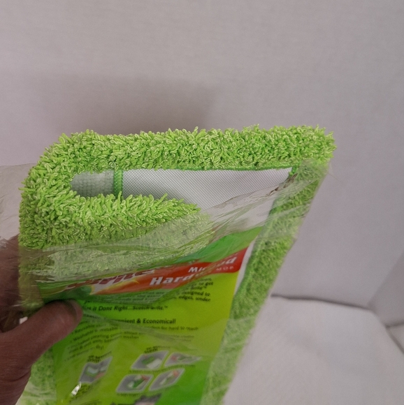 1pc Scotch Brite Microfiber Hardwood Floor Mop Cover Wrap Around Edge Lime Green - Picture 12 of 13